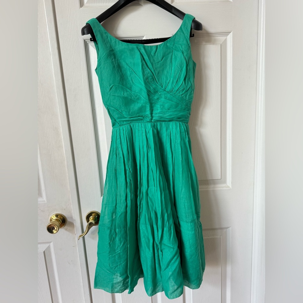 Vintage party dress in a seafoam green xs